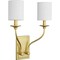 Progress Lighting Bonita Collection Satin Brass Two-Light Wall Sconce P710019-012 - alternate 1